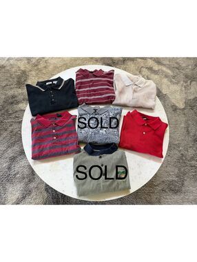 Vintage Men's Golf Polo Shirts - XL